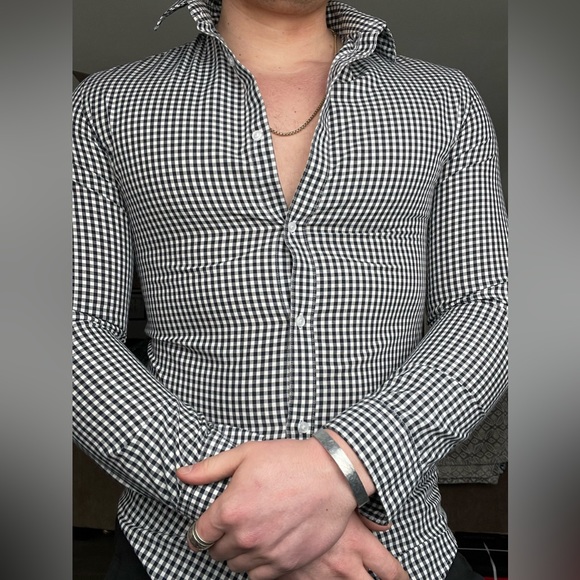 Checked Dress Shirt - Like New Condition - Picture 4 of 4